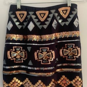 Sequined front skirt NEVER WORN